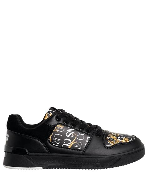 versace jeans sneakers laag nero|Versace couture men sneakers.